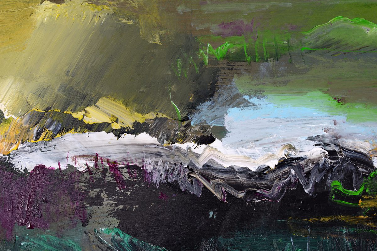 Peisaj 2 – pictură în acrilic, artist Emanuel Bumbu – Emanuel Bumbu – O Galerie de Artă