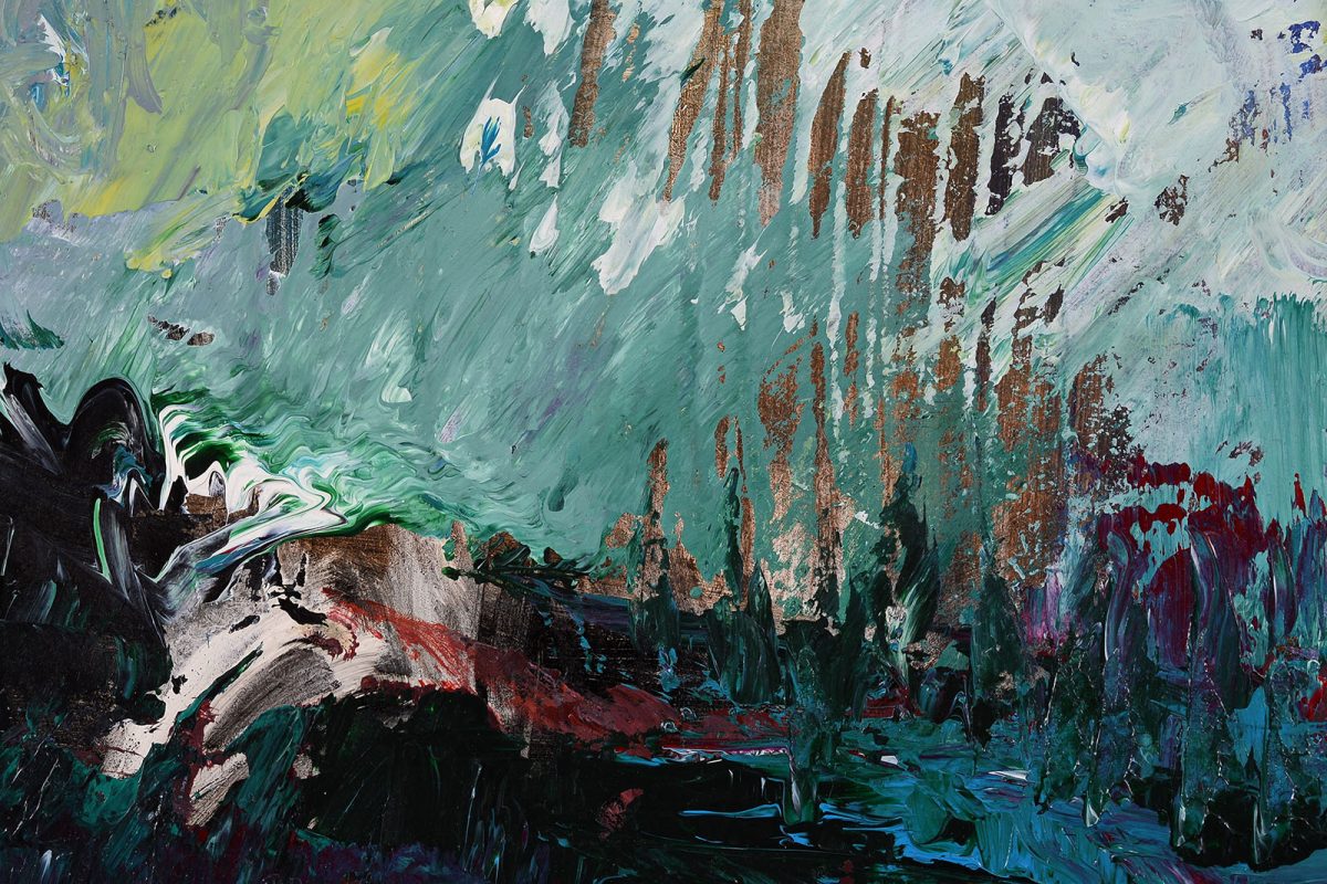 Peisaj II – pictură în acrilic, artist Emanuel Bumbu – Emanuel Bumbu – O Galerie de Artă
