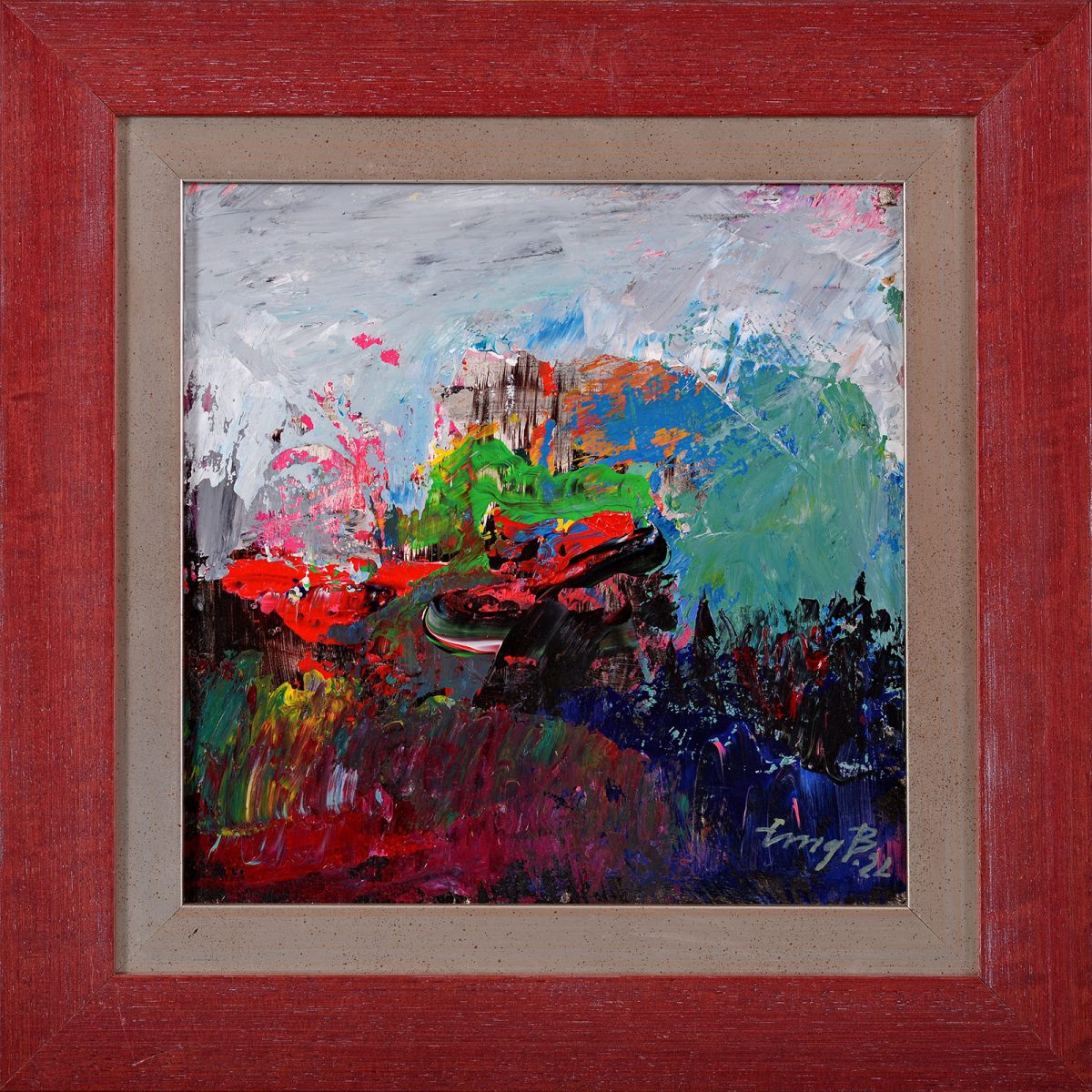 Peisaj III – pictură în acrilic, artist Emanuel Bumbu – Emanuel Bumbu – O Galerie de Artă