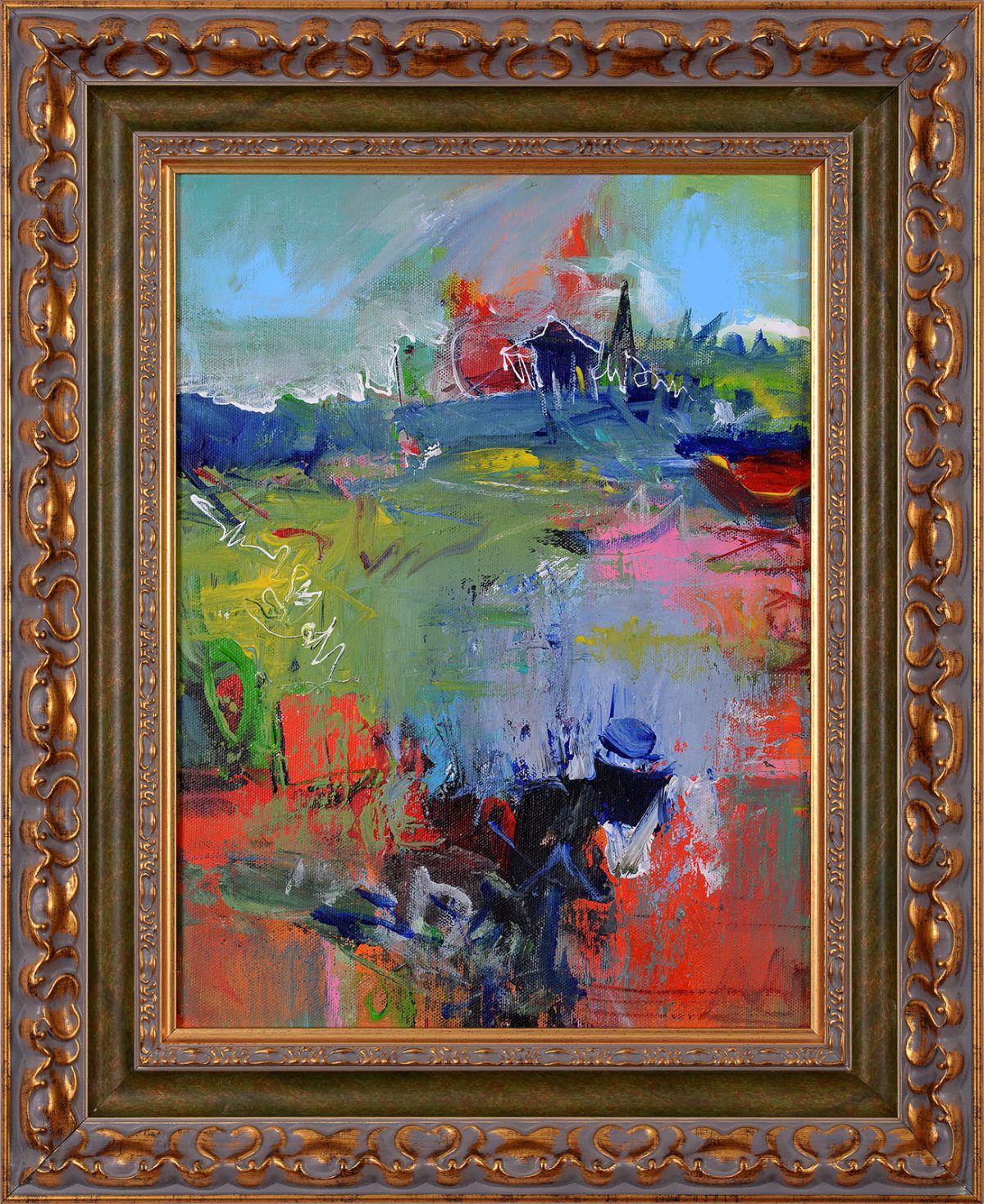 Peisaj 3 – pictură în acrilic, artist Emanuel Bumbu – Emanuel Bumbu – O Galerie de Artă