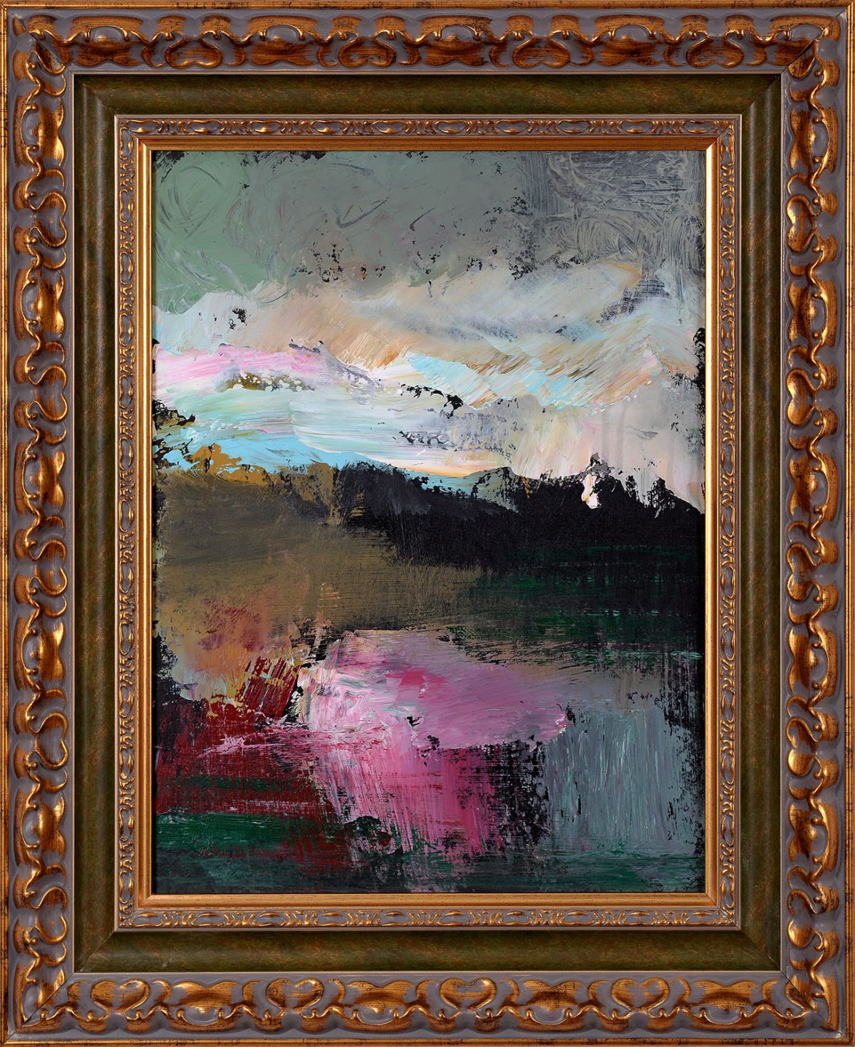 Peisaj 4 – pictură în acrilic, artist Emanuel Bumbu – Emanuel Bumbu – O Galerie de Artă