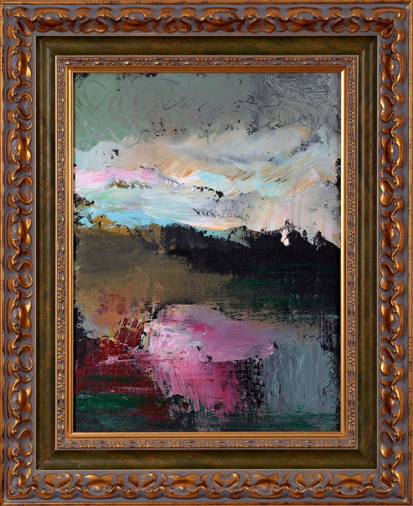 Peisaj 4 – pictură în acrilic, artist Emanuel Bumbu – Emanuel Bumbu – O Galerie de Artă