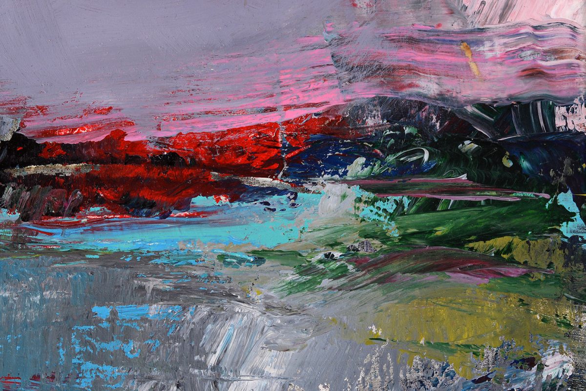 Peisaj IV – pictură în acrilic, artist Emanuel Bumbu – Emanuel Bumbu – O Galerie de Artă