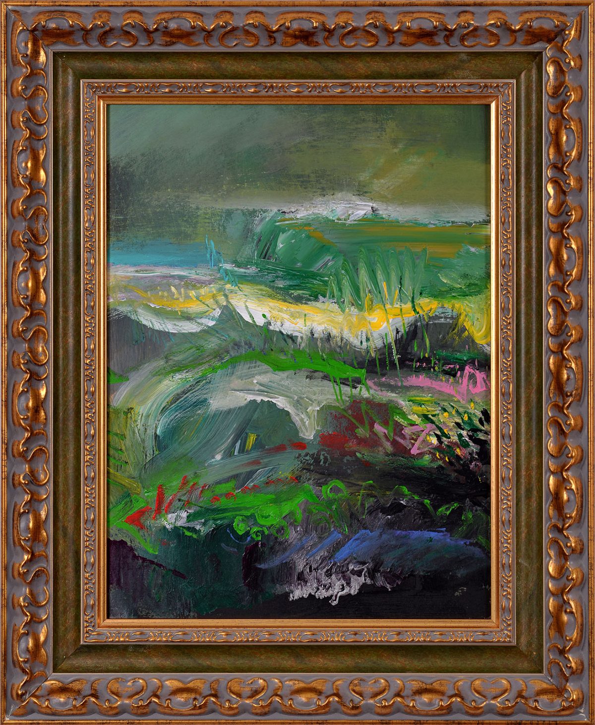 Peisaj 5 – pictură în acrilic, artist Emanuel Bumbu – Emanuel Bumbu – O Galerie de Artă