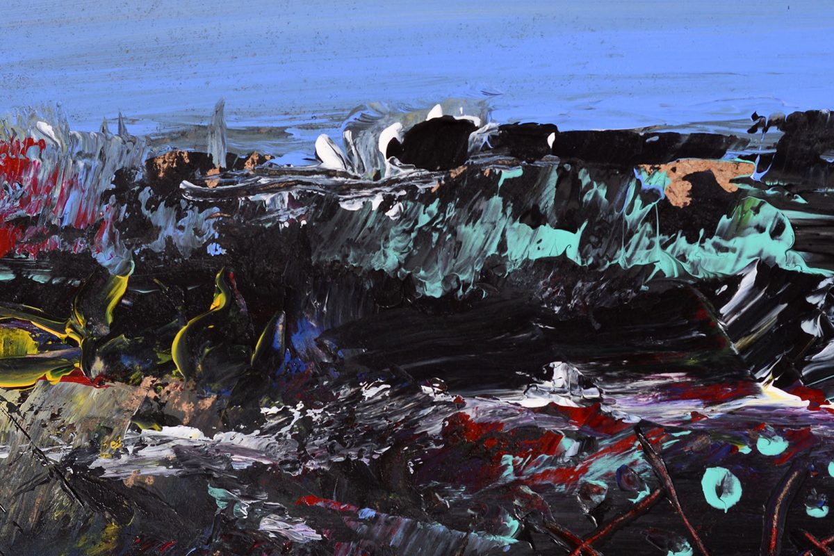 Peisaj V – pictură în acrilic, artist Emanuel Bumbu – Emanuel Bumbu – O Galerie de Artă