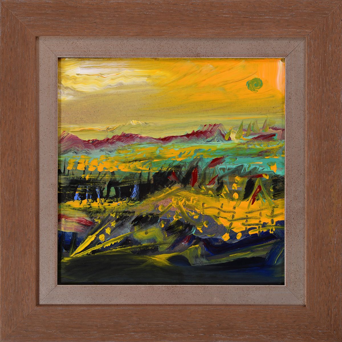 Peisaj VI – pictură în acrilic, artist Emanuel Bumbu – Emanuel Bumbu – O Galerie de Artă