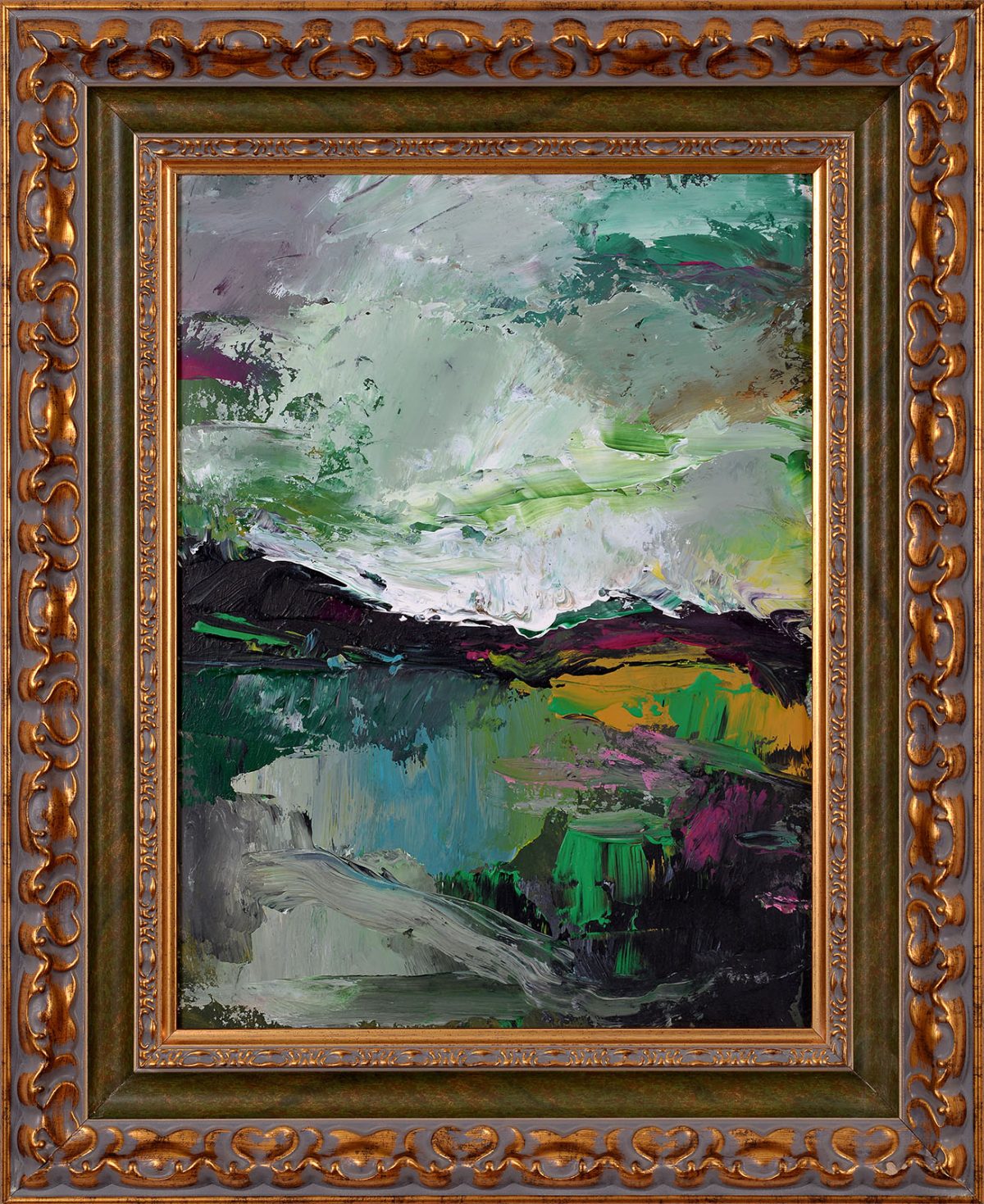 Peisaj 7 – pictură în acrilic, artist Emanuel Bumbu – Emanuel Bumbu – O Galerie de Artă