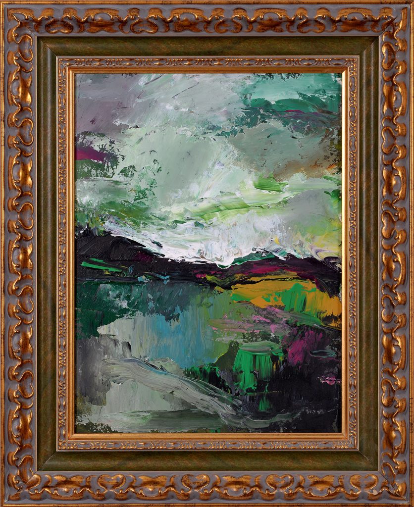 Peisaj 7 – pictură în acrilic, artist Emanuel Bumbu – Emanuel Bumbu – O Galerie de Artă