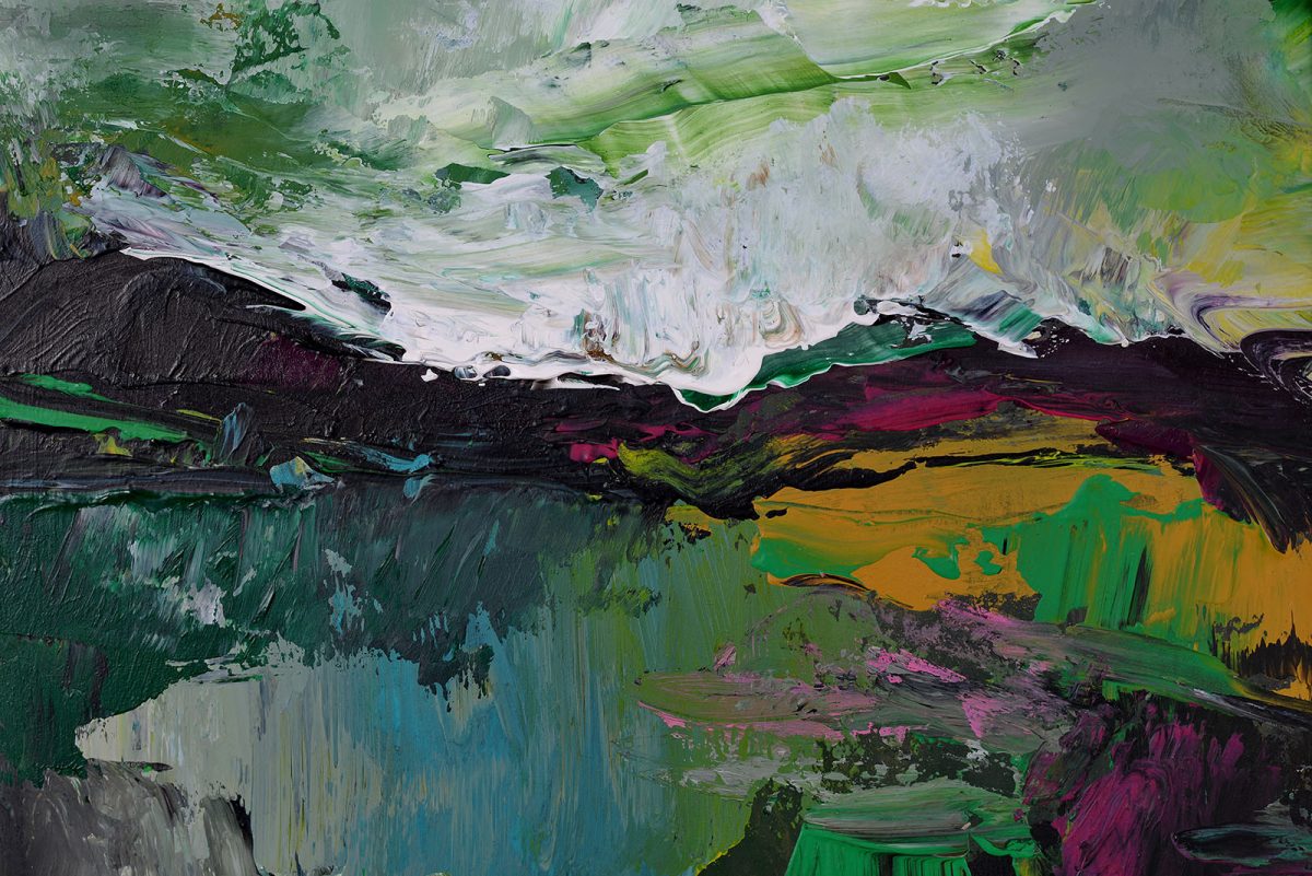 Peisaj 7 – pictură în acrilic, artist Emanuel Bumbu – Emanuel Bumbu – O Galerie de Artă