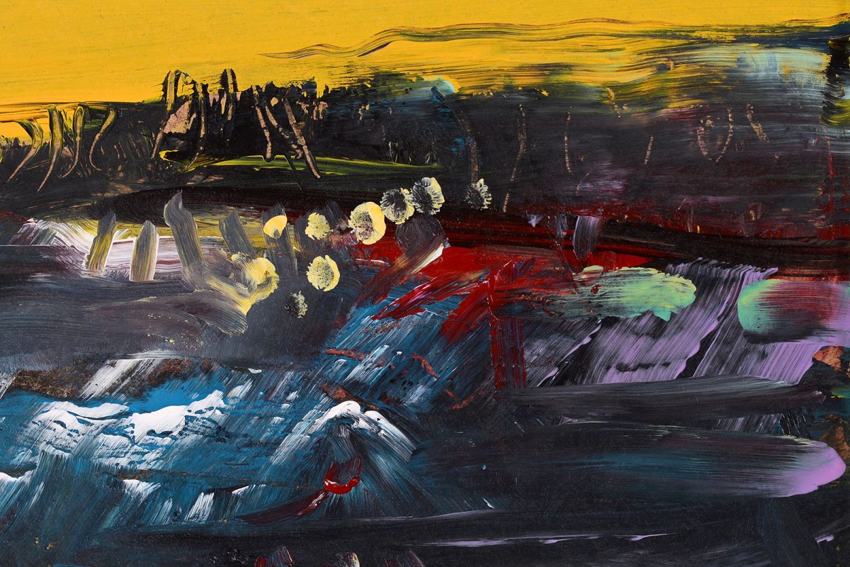 Peisaj VII – pictură în acrilic, artist Emanuel Bumbu – Emanuel Bumbu – O Galerie de Artă