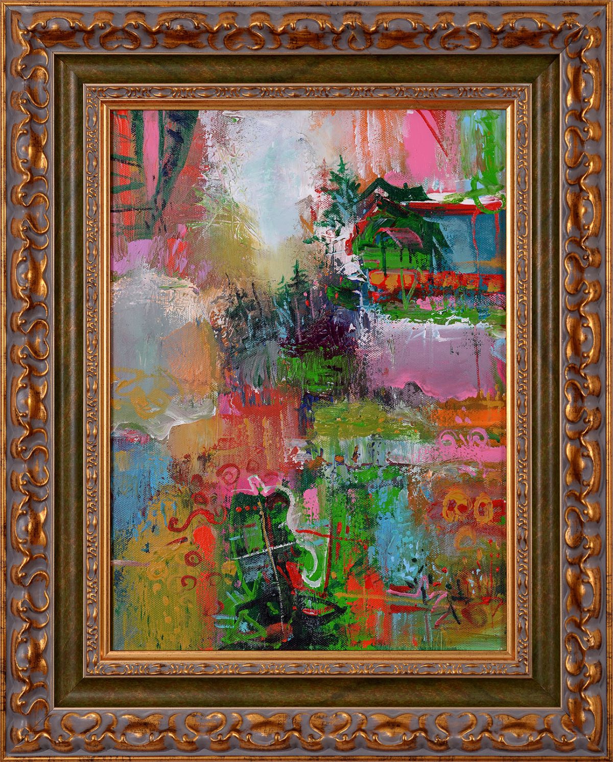 Peisaj 8 – pictură în acrilic, artist Emanuel Bumbu – Emanuel Bumbu – O Galerie de Artă