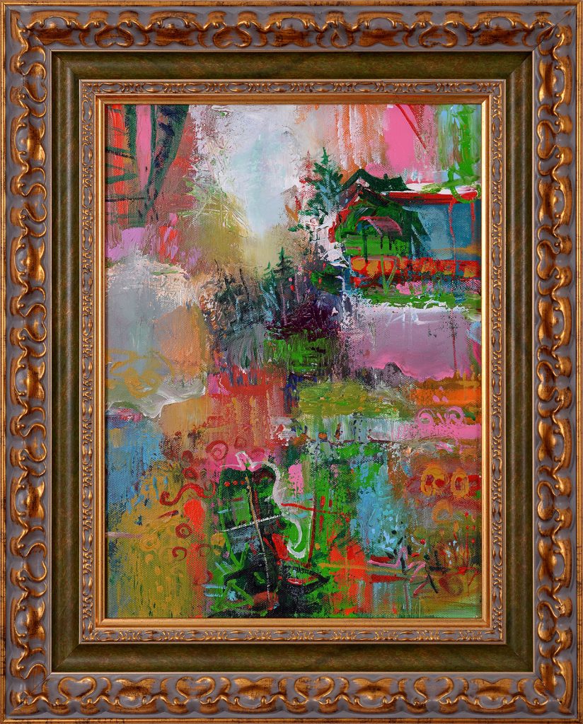 Peisaj 8 – pictură în acrilic, artist Emanuel Bumbu – Emanuel Bumbu – O Galerie de Artă