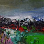 Peisaj 9 – pictură în acrilic, artist Emanuel Bumbu – Emanuel Bumbu – O Galerie de Artă