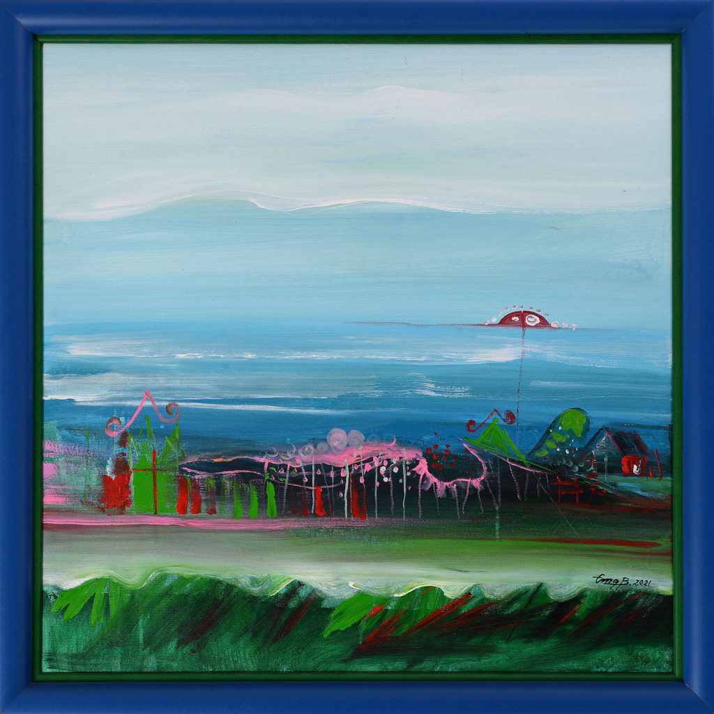 Peisaj Marin – pictură în acrilic, artist Emanuel Bumbu – Emanuel Bumbu – O Galerie de Artă