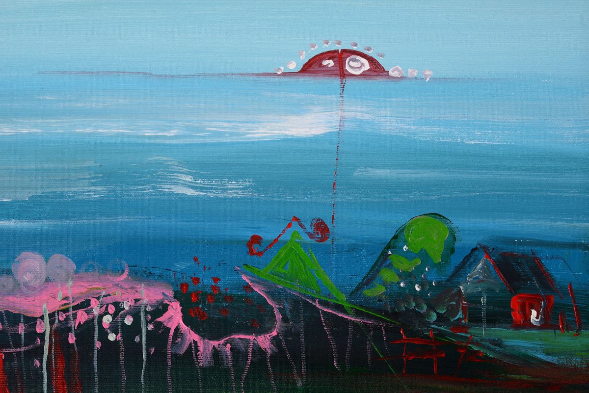 Peisaj Marin – pictură în acrilic, artist Emanuel Bumbu – Emanuel Bumbu – O Galerie de Artă