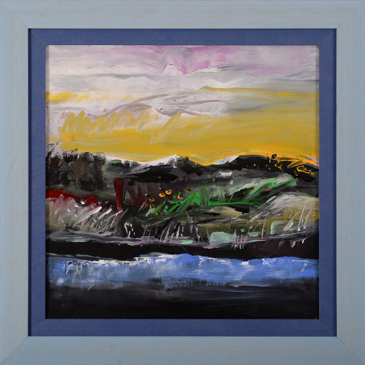 Peisaj VIII – pictură în acrilic, artist Emanuel Bumbu – Emanuel Bumbu – O Galerie de Artă