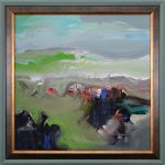 Peisaj – pictură în acrilic, artist Emanuel Bumbu – Emanuel Bumbu – O Galerie de Artă