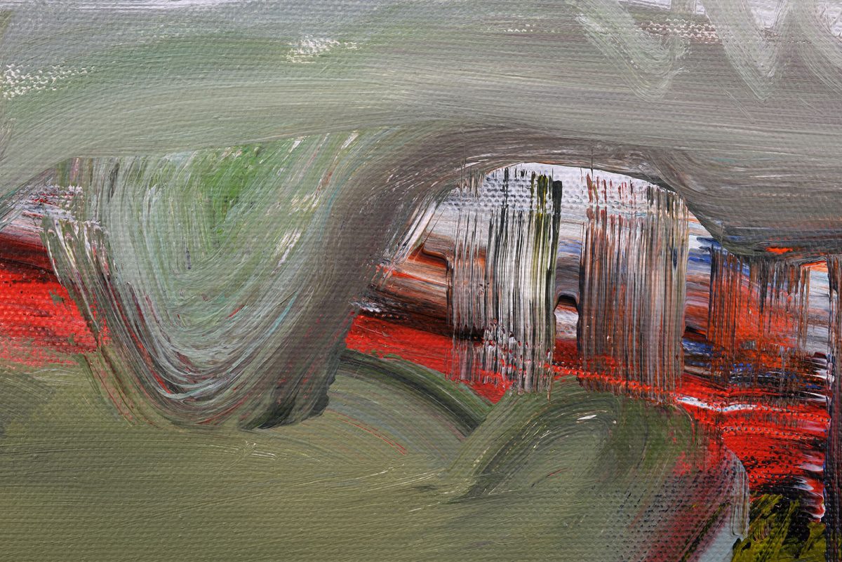 Peisaj – pictură în acrilic, artist Emanuel Bumbu – Emanuel Bumbu – O Galerie de Artă