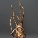 Plecăciune – sculptură în bronz, artist Liviu Bumbu – Liviu Bumbu – O Galerie de Artă