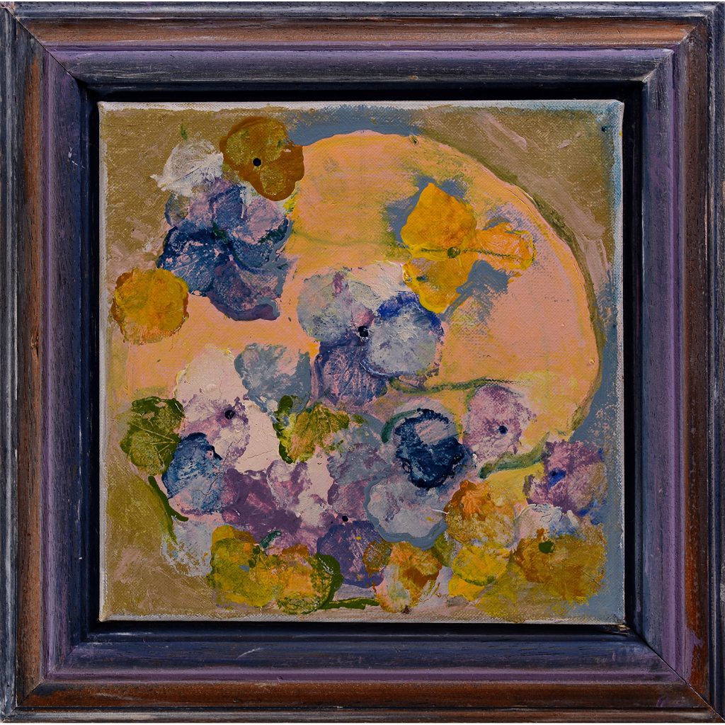 Purple – pictură în ulei, artistă Katalin Hajdu – Katalin Hajdu – O Galerie de Artă