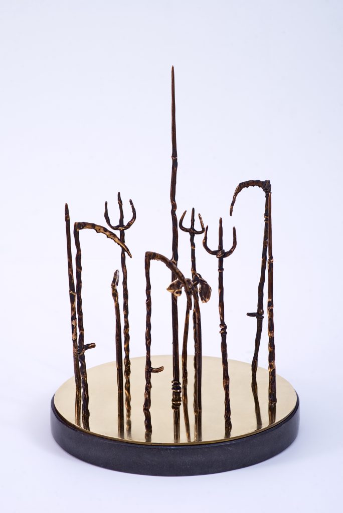 Răscoala (1907) – sculptură în bronz, artist Liviu Bumbu – Liviu Bumbu – O Galerie de Artă