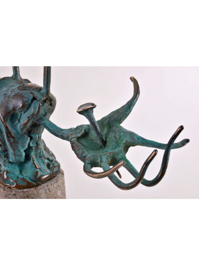 Răstignire – sculptură în bronz, artist Liviu Bumbu – Liviu Bumbu – O Galerie de Artă
