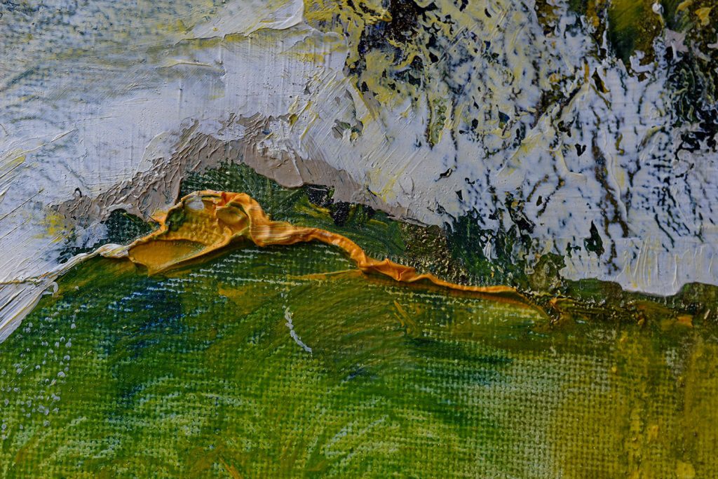Și se făcu Lumină – pictură în ulei, artistă Katalin Hajdu – Katalin Hajdu – O Galerie de Artă