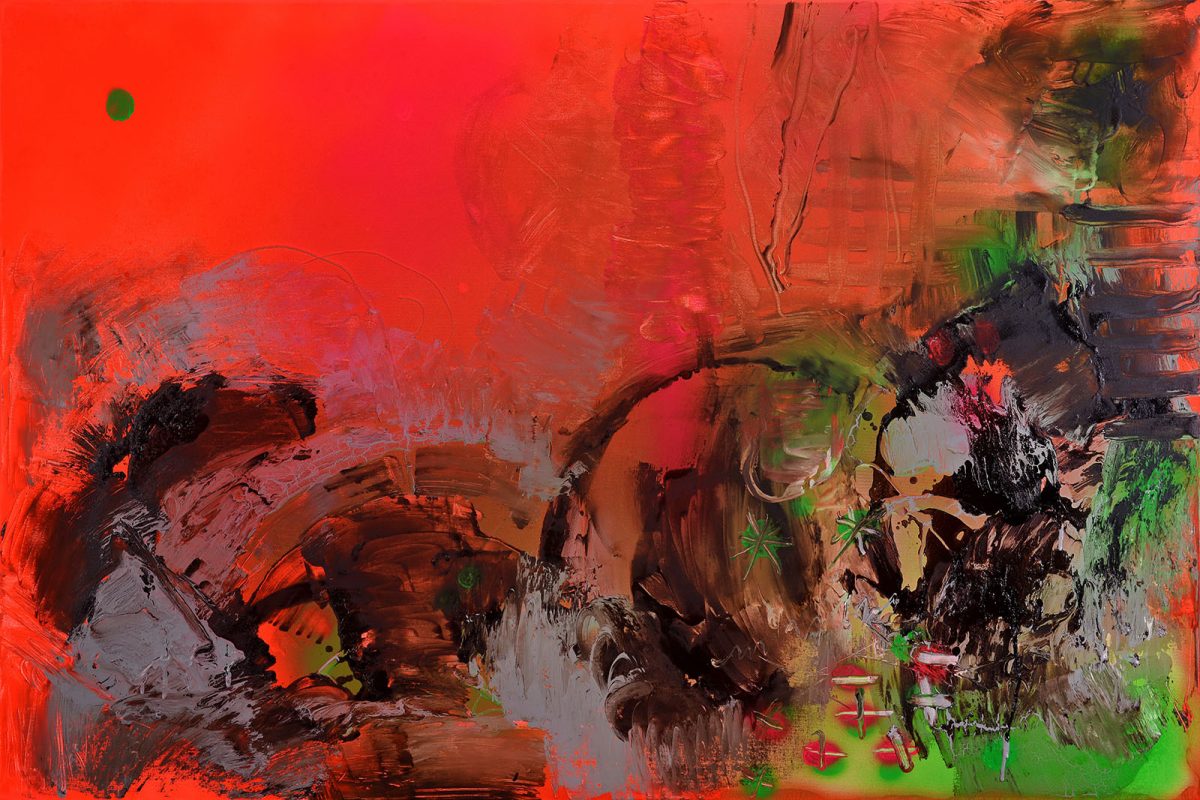 Spectacol1 – pictură în acrilic, artist Emanuel Bumbu – Emanuel Bumbu – O Galerie de Artă