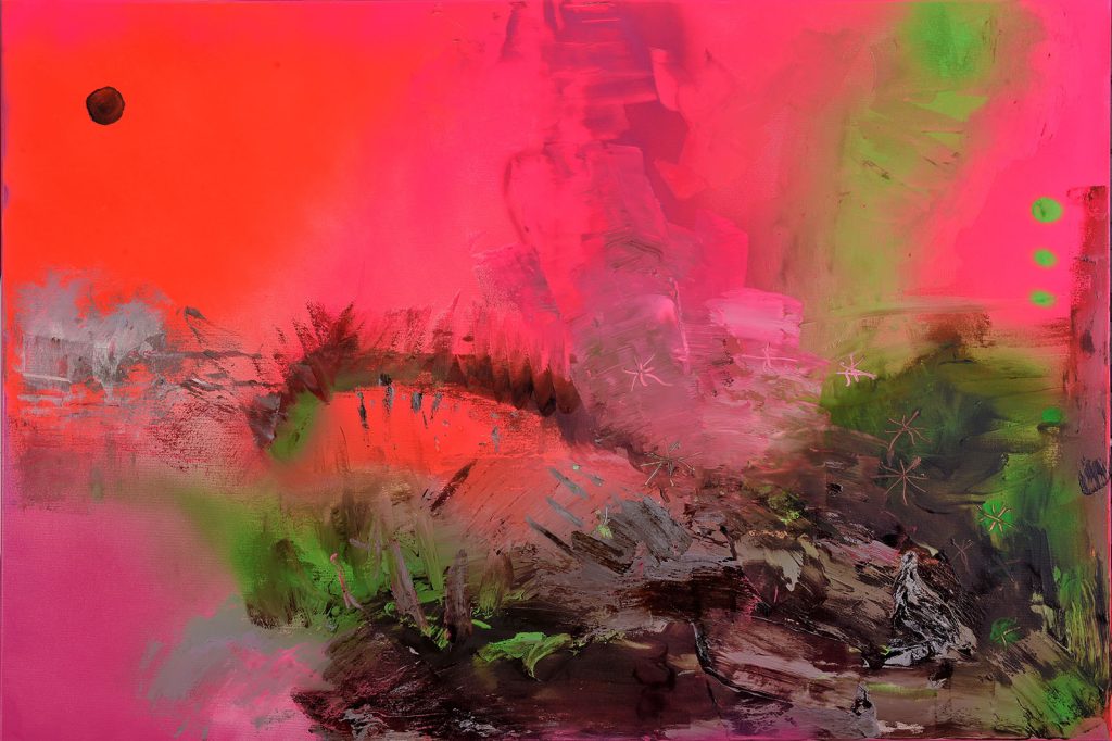 Spectacol2 – pictură în acrilic, artist Emanuel Bumbu – Emanuel Bumbu – O Galerie de Artă
