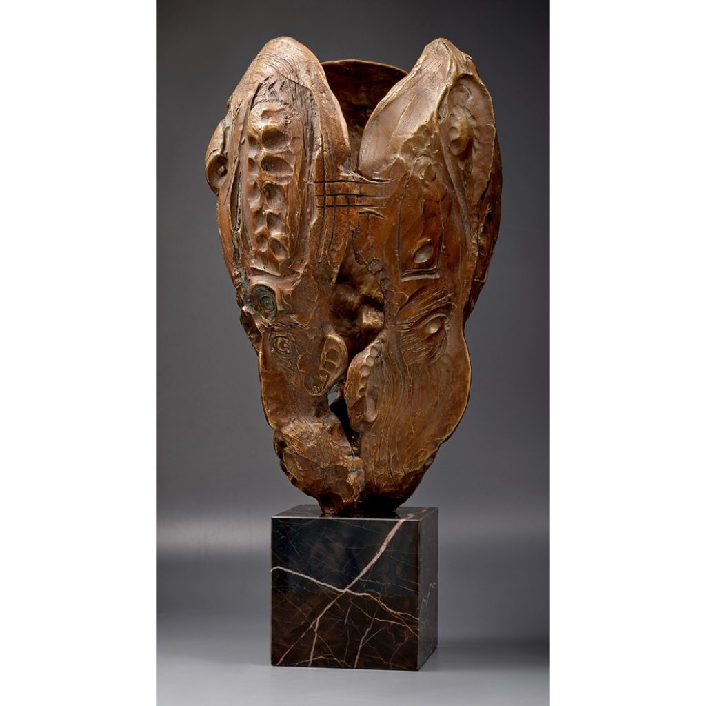 Triptic – sculptură în bronz, artist Liviu Bumbu – Liviu Bumbu – O Galerie de Artă