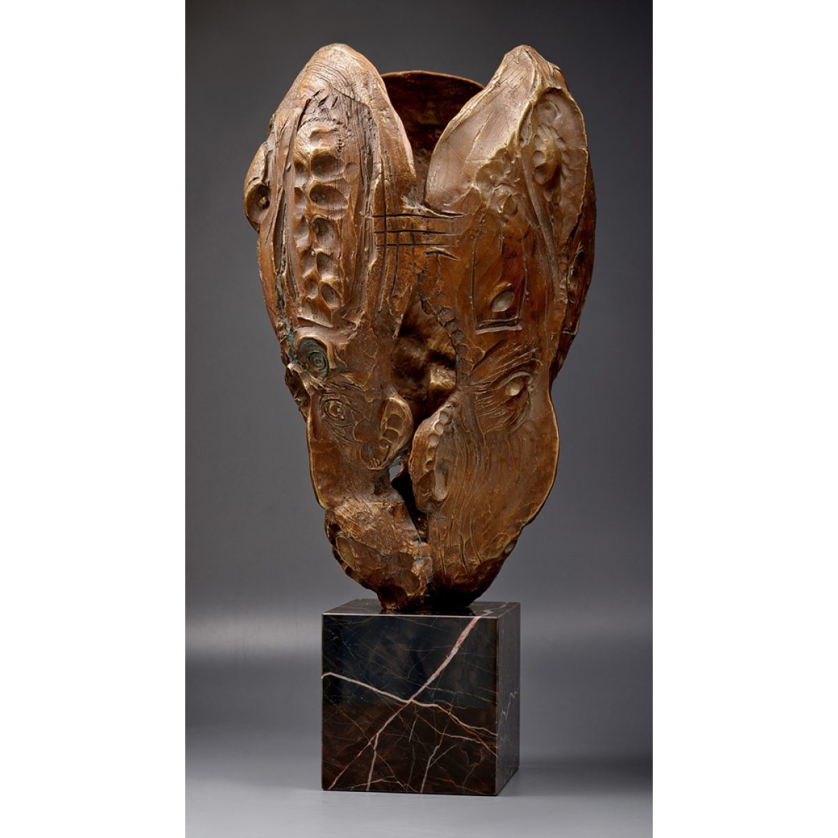 Triptic – sculptură în bronz, artist Liviu Bumbu – Liviu Bumbu – O Galerie de Artă