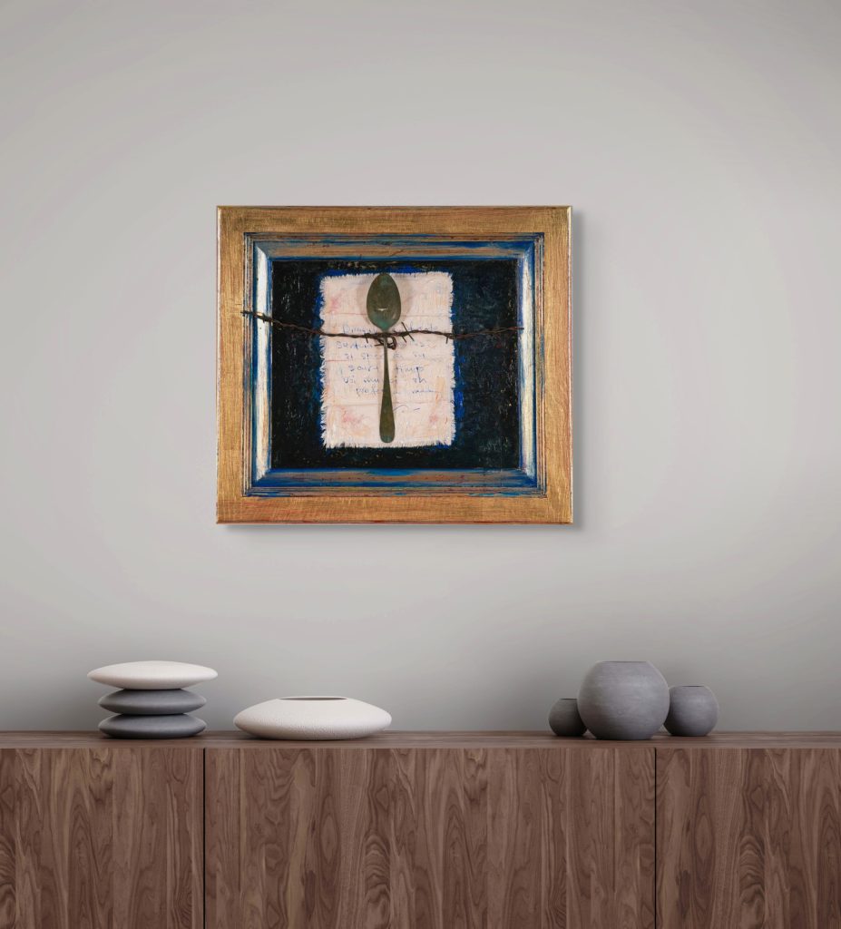 Ultima scrisoare II – pictură în ulei, artist Iurie Cojocaru – Iurie Cojocaru – O Galerie de Artă