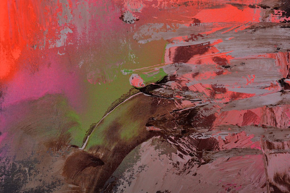 Verde crud – pictură în acrilic, artist Emanuel Bumbu – Emanuel Bumbu – O Galerie de Artă