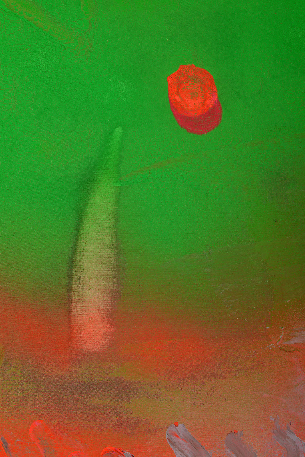 Verde crud – pictură în acrilic, artist Emanuel Bumbu – Emanuel Bumbu – O Galerie de Artă
