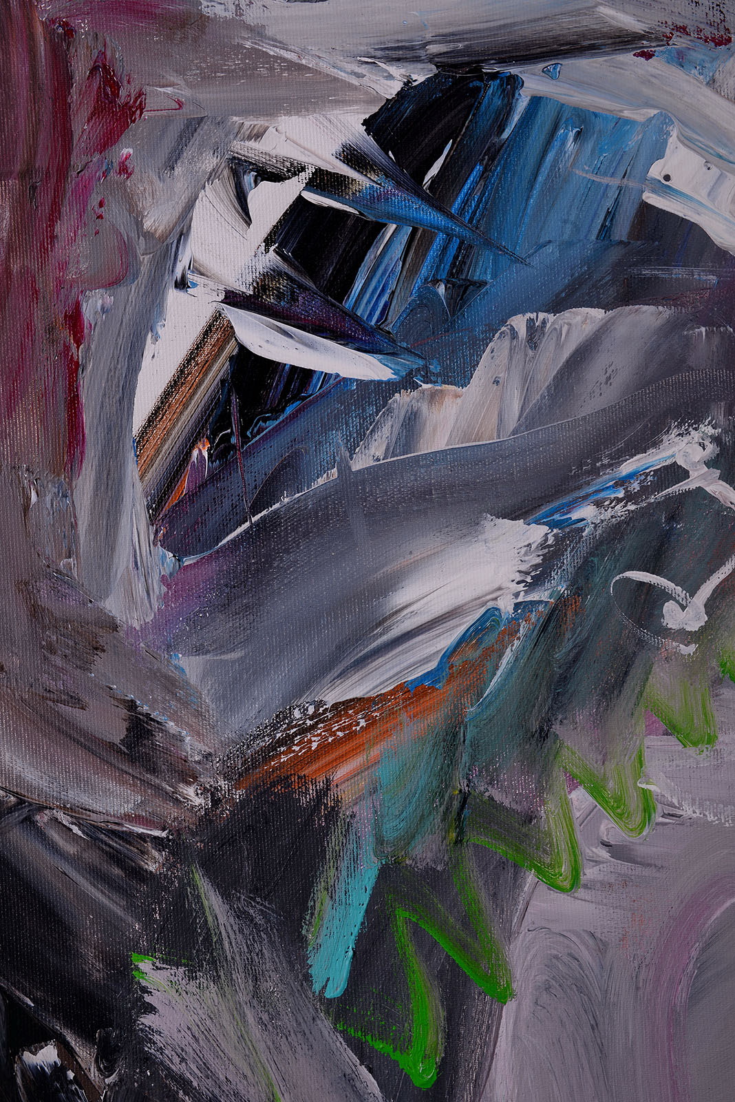 Zbucium – pictură în acrilic, artist Emanuel Bumbu – Emanuel Bumbu – O Galerie de Artă
