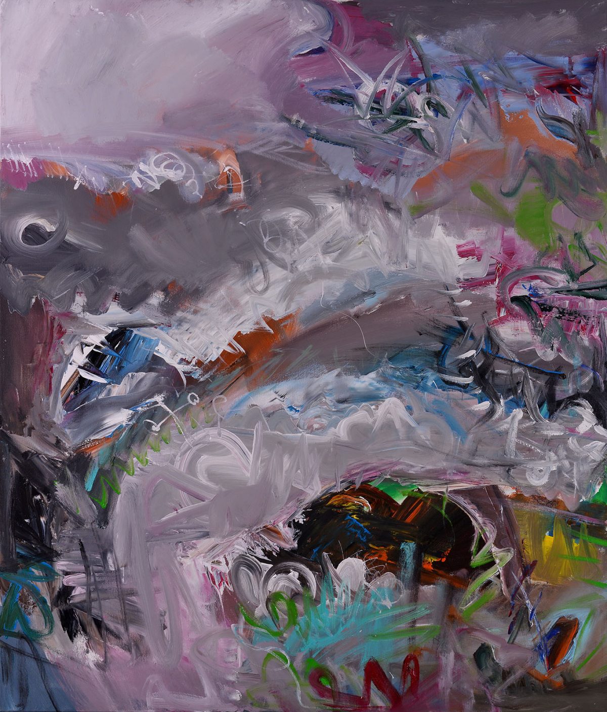 Zbucium – pictură în acrilic, artist Emanuel Bumbu – Emanuel Bumbu – O Galerie de Artă