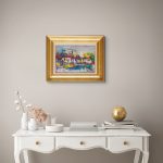 Amintiri din sat – pictură în ulei, artist Iurie Cojocaru – Iurie Cojocaru – O Galerie de Artă