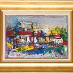 Amintiri din sat – pictură în ulei, artist Iurie Cojocaru – Iurie Cojocaru – O Galerie de Artă