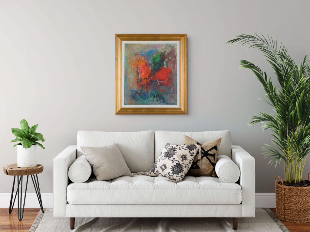 Arderea nevăzută – pictură în ulei, artist Iurie Cojocaru – Iurie Cojocaru – O Galerie de Artă