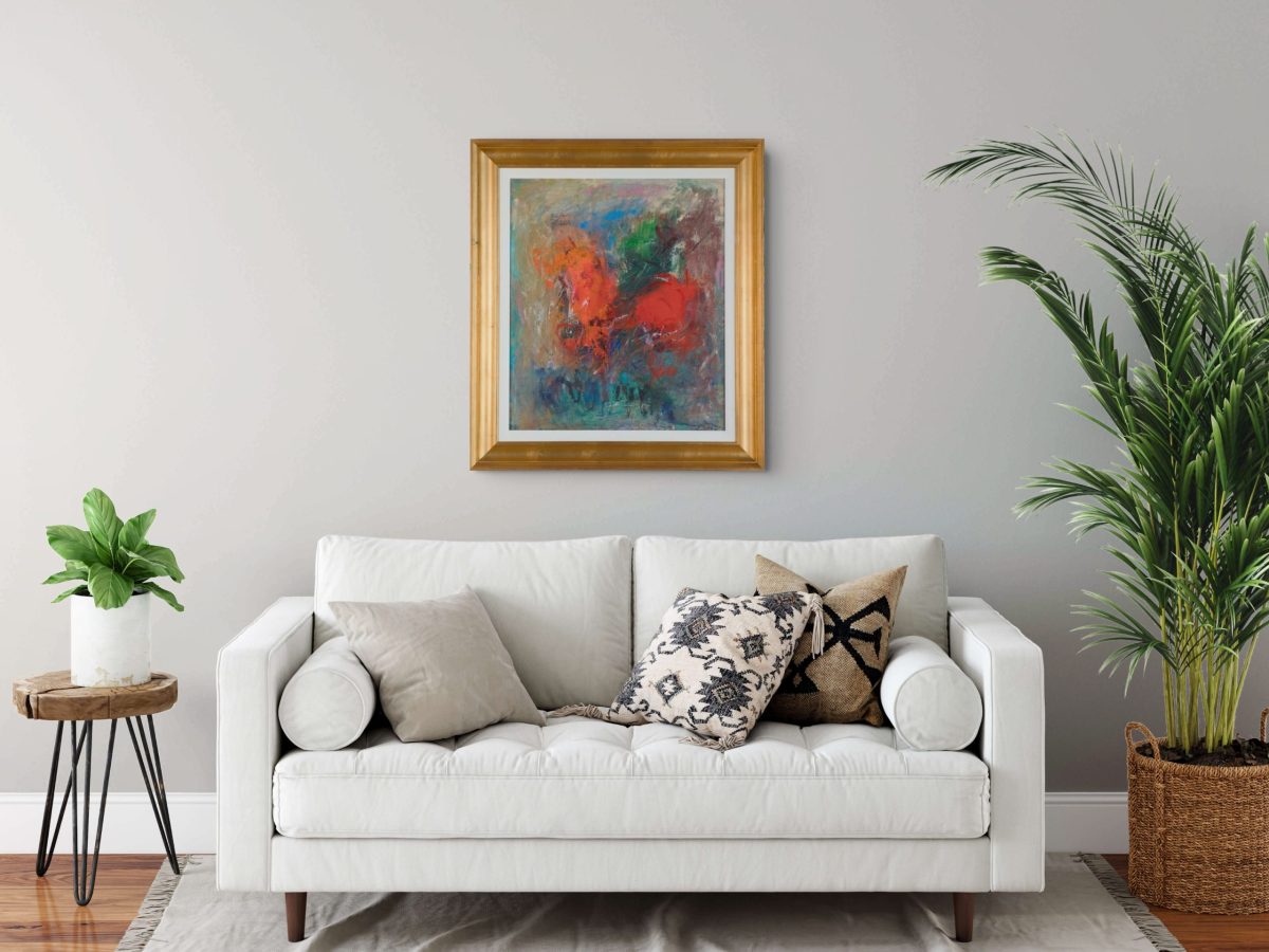 Arderea nevăzută – pictură în ulei, artist Iurie Cojocaru – Iurie Cojocaru – O Galerie de Artă