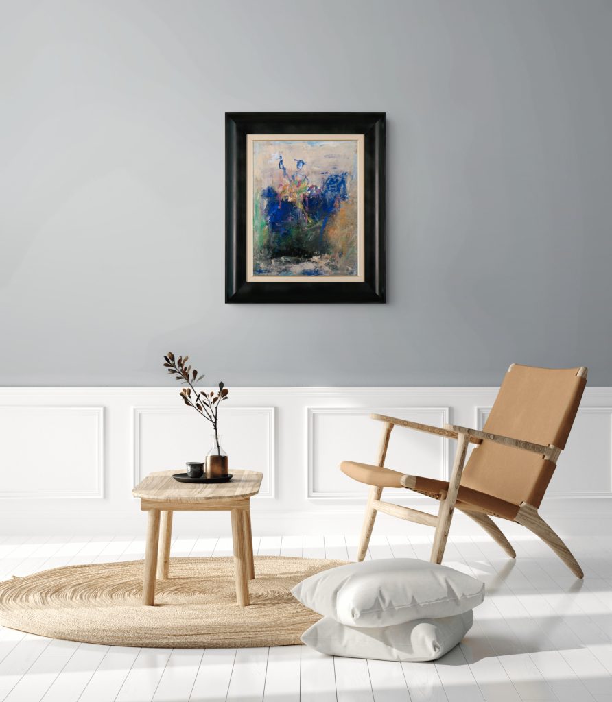 Arderea ultramarină – pictură în ulei, artist Iurie Cojocaru – Iurie Cojocaru – O Galerie de Artă