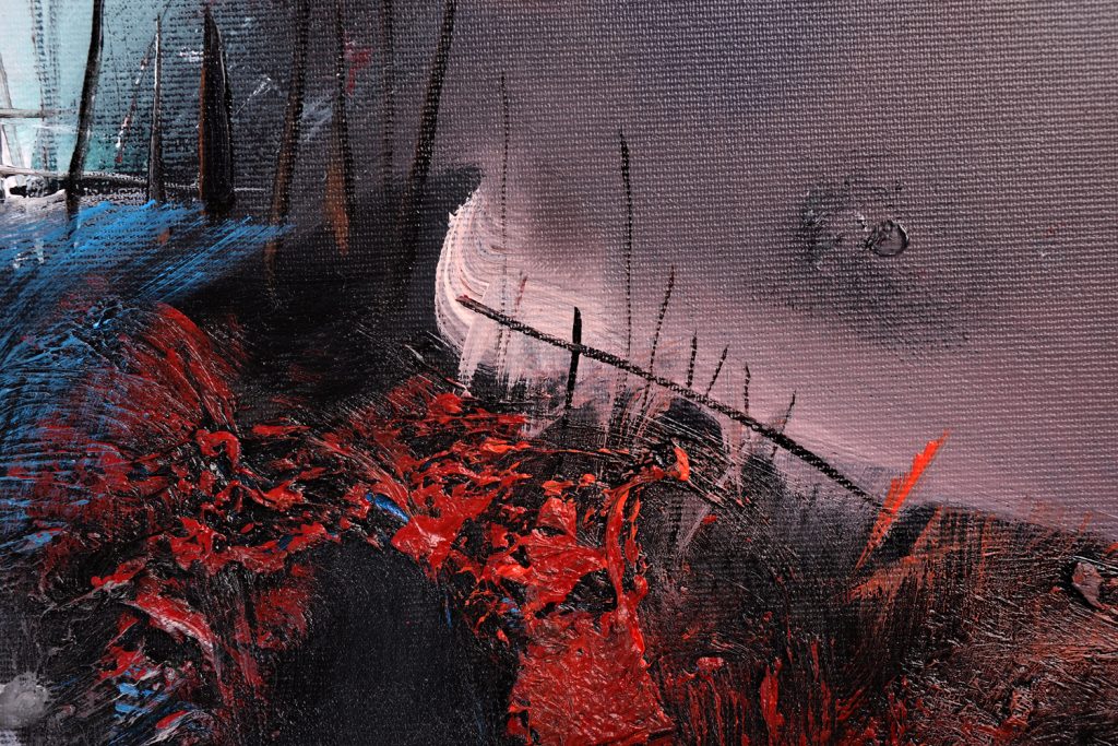 Asfințit – pictură în acrilic, artist Emanuel Bumbu – Emanuel Bumbu – O Galerie de Artă
