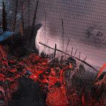 Asfințit – pictură în acrilic, artist Emanuel Bumbu – Emanuel Bumbu – O Galerie de Artă
