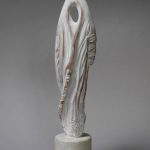 Atașament – sculptură în lut ars patinat, artist Petru Leahu – Petru Leahu – O Galerie de Artă