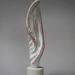 Atașament – sculptură în lut ars patinat, artist Petru Leahu – Petru Leahu – O Galerie de Artă