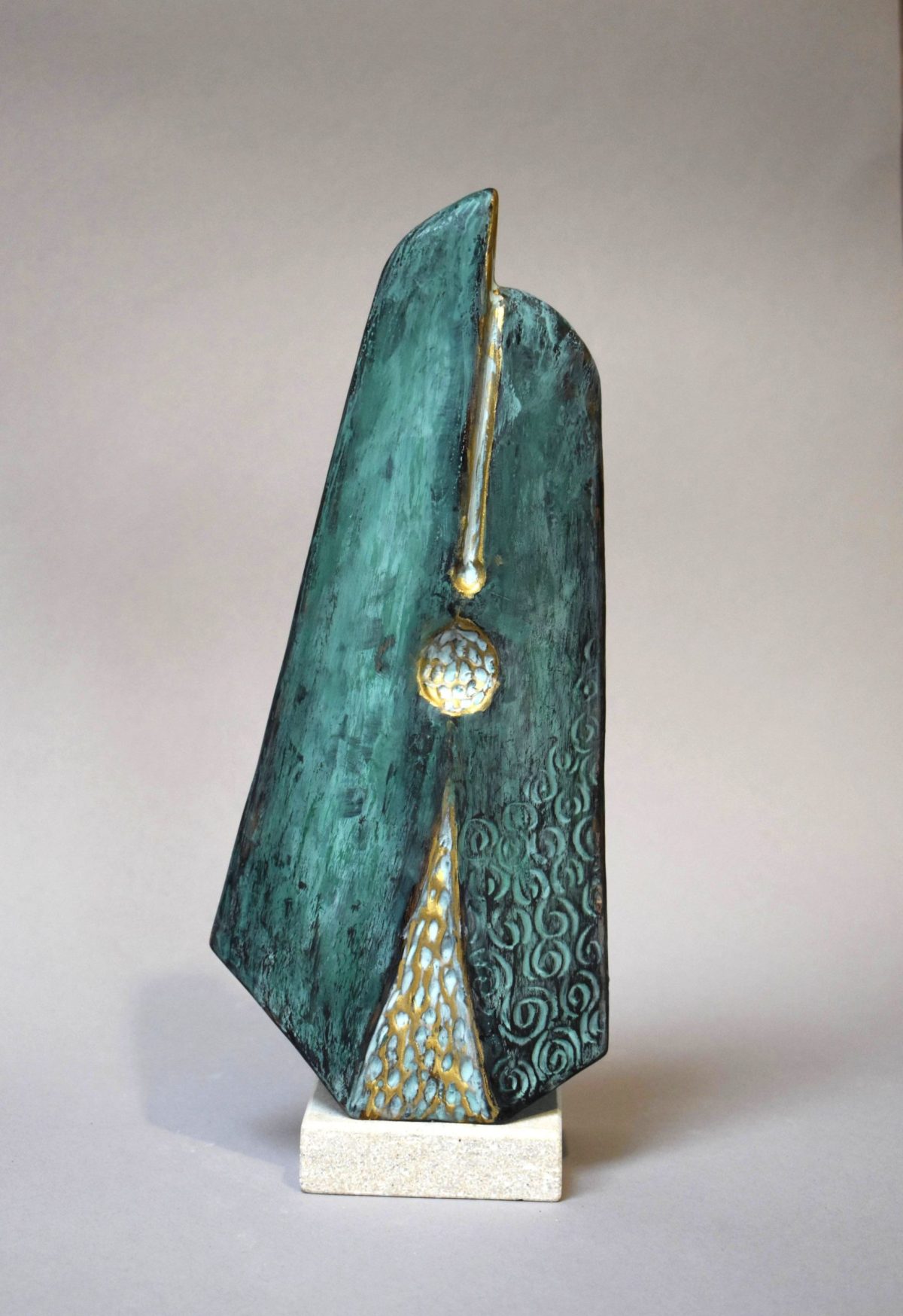 Bonding – sculptură în lut ars patinat, artist Petru Leahu – Petru Leahu – O Galerie de Artă
