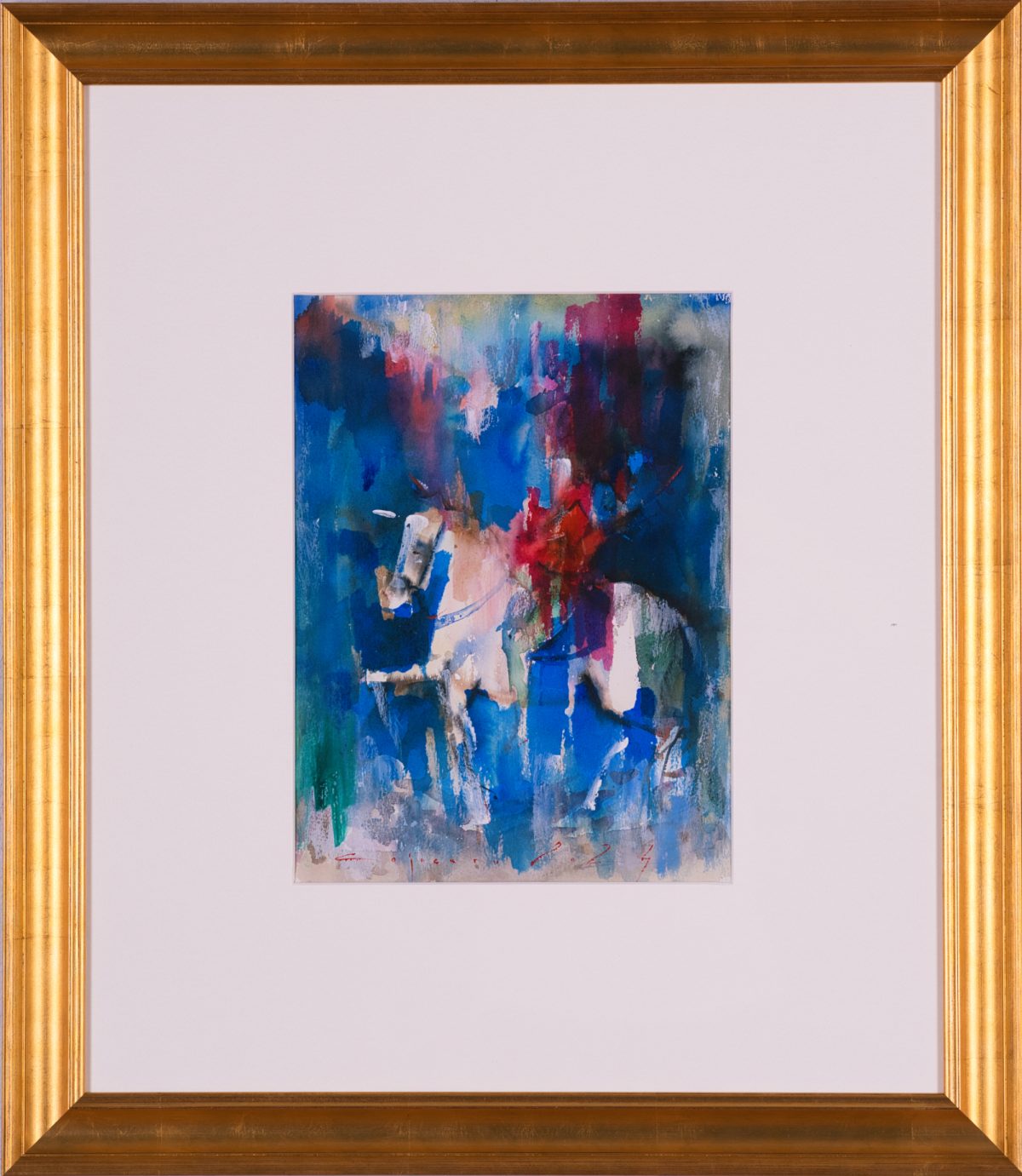 Calărețul anonim – pictură în ulei, artist Iurie Cojocaru – Iurie Cojocaru – O Galerie de Artă