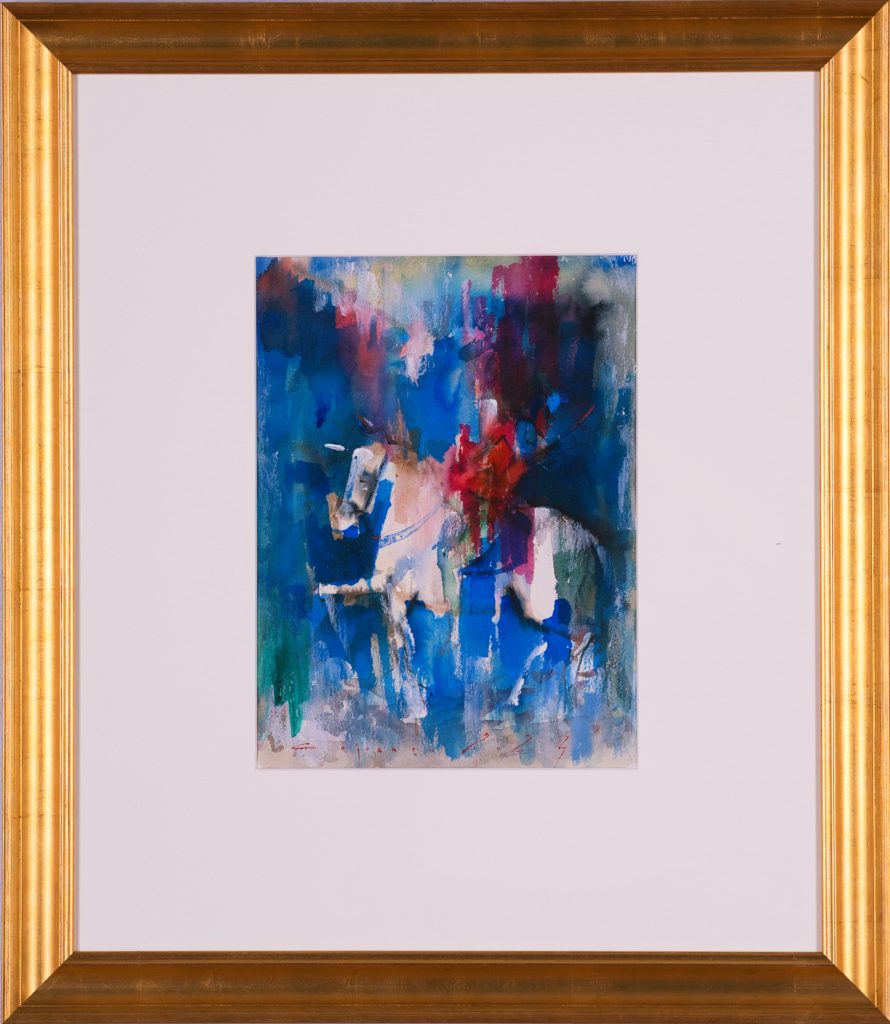 Calărețul anonim – pictură în ulei, artist Iurie Cojocaru – Iurie Cojocaru – O Galerie de Artă