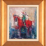 Călărețul anonim II – pictură în ulei, artist Iurie Cojocaru – Iurie Cojocaru – O Galerie de Artă