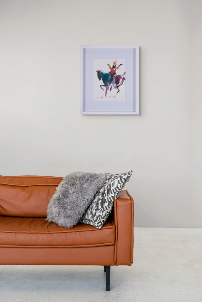 Călărețul vesel I – pictură în ulei, artist Iurie Cojocaru – Iurie Cojocaru – O Galerie de Artă